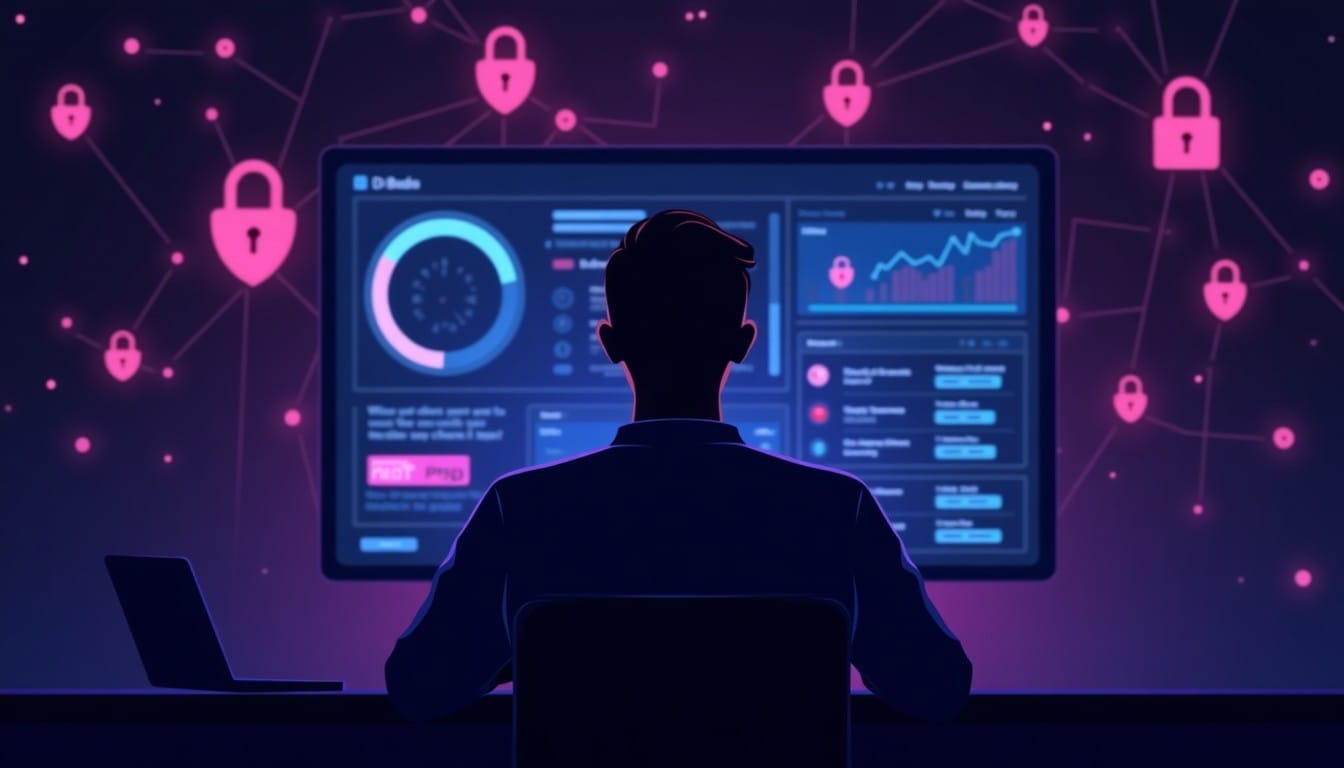 ダークウェブ監視で個人情報流出を検知するイメージ