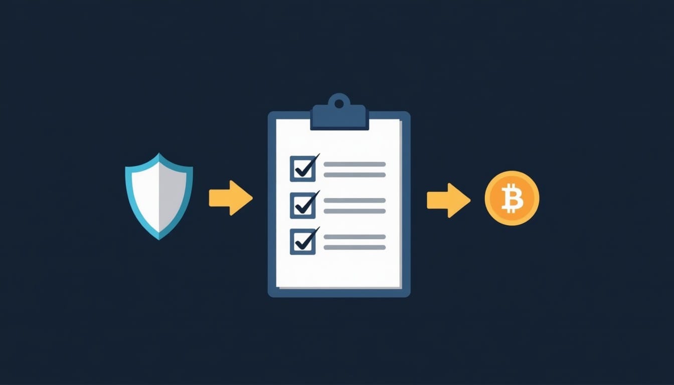 No-KYCスワップの安全チェックリストを表すイメージ