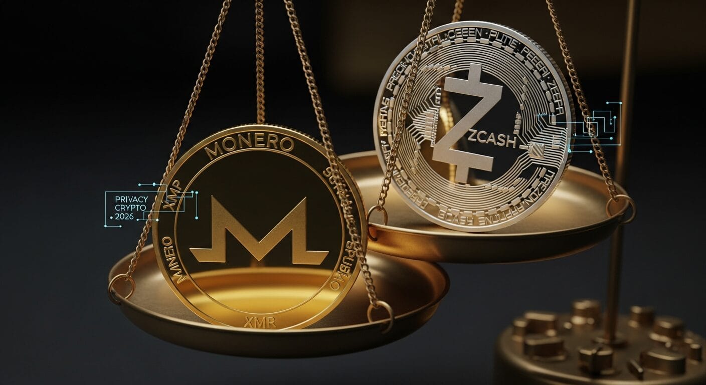 MoneroとZcash比較2026｜プライバシーコイン天秤